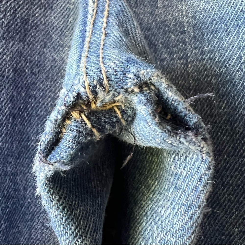 FANCY ASS Vintage Jeans High Rise Straight Leg Blue Denim 90s - Picture 8 of 16